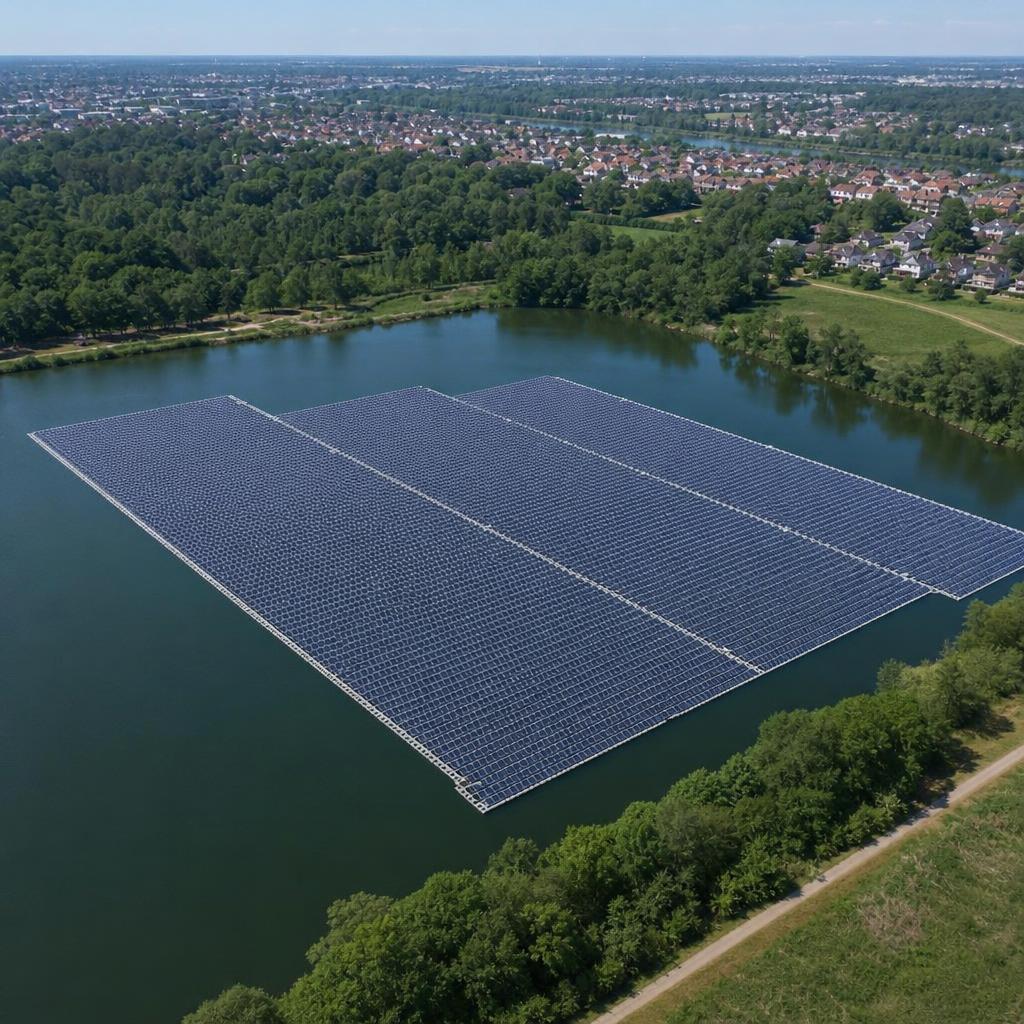 Solar panel farm